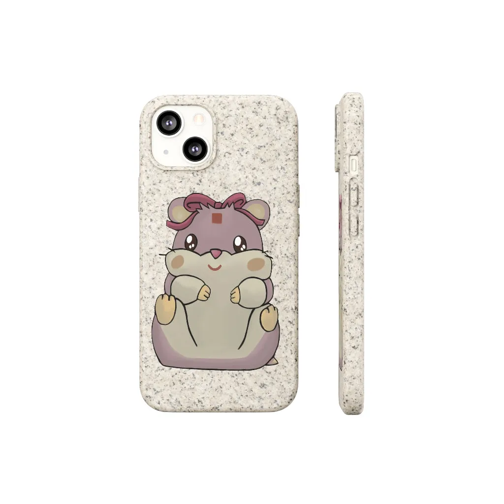 Purple Hamster Biodegradable Case