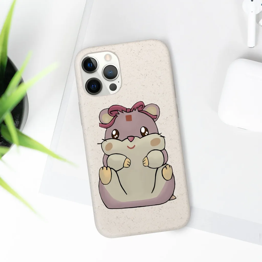 Purple Hamster Biodegradable Case