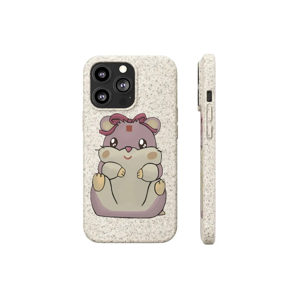 Purple Hamster Biodegradable Case