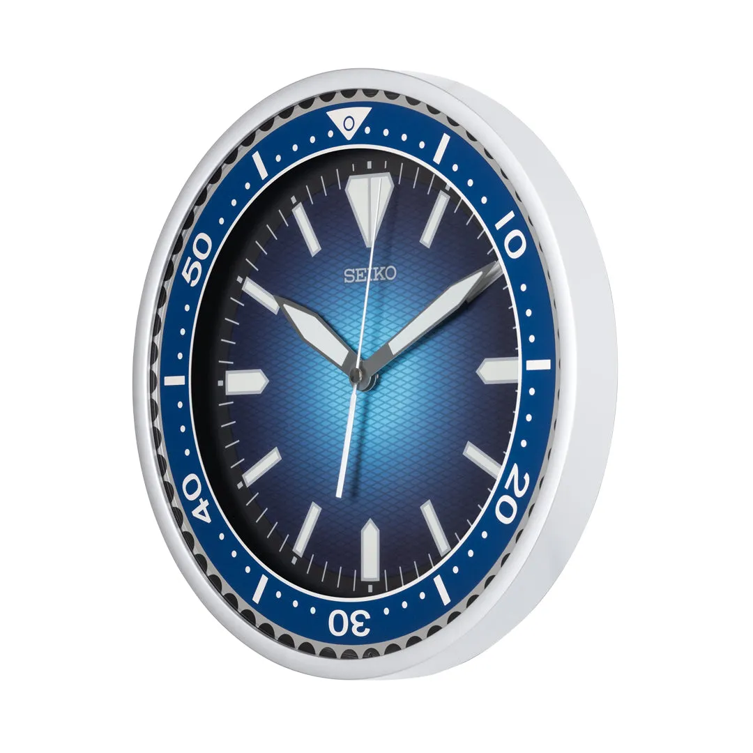 QXA791A Blue Textured Dial Clock