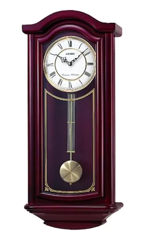 QXH118B Brown Alder Finish Grandfather pendulum clock