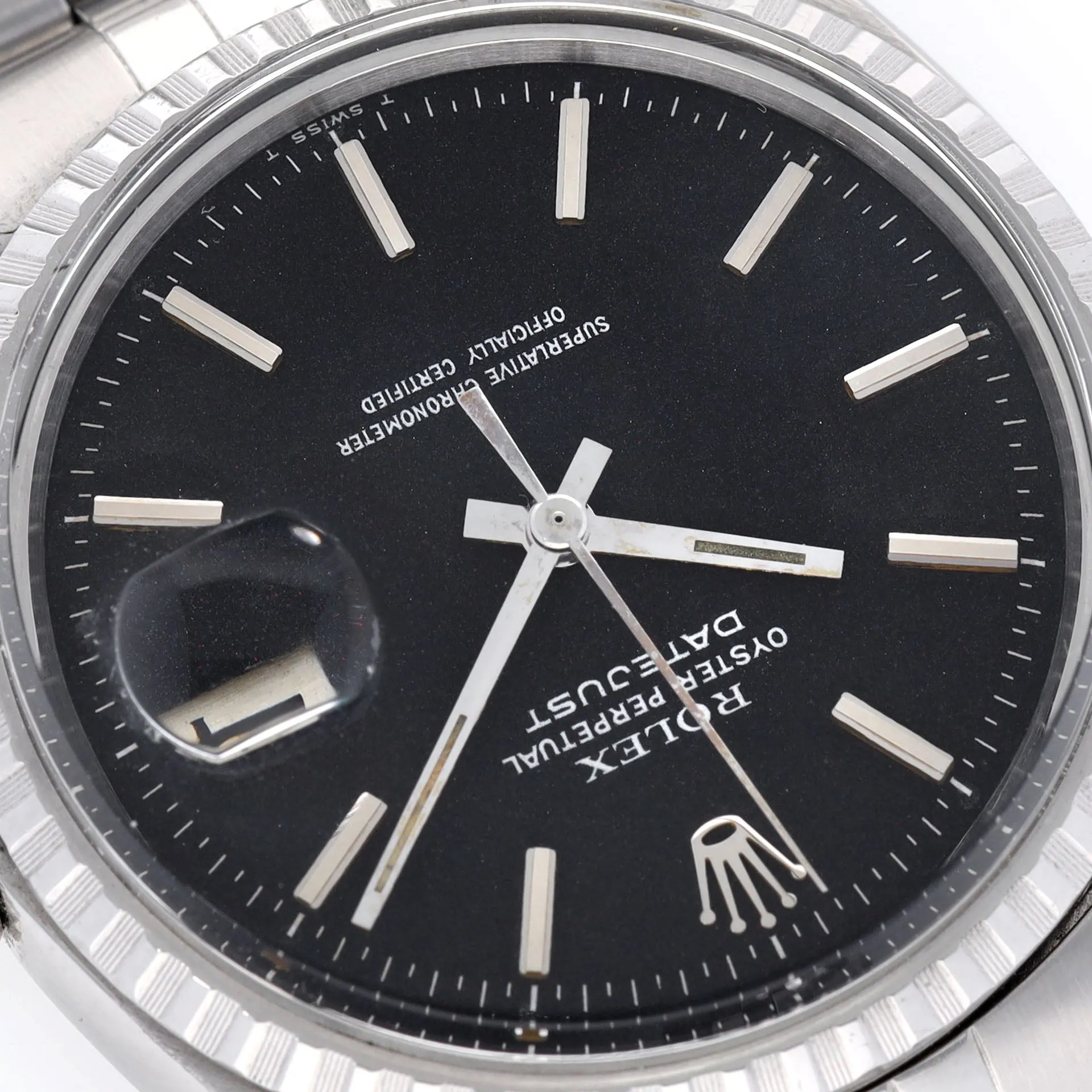 Rolex Datejust 1603 Black Confetti Dial