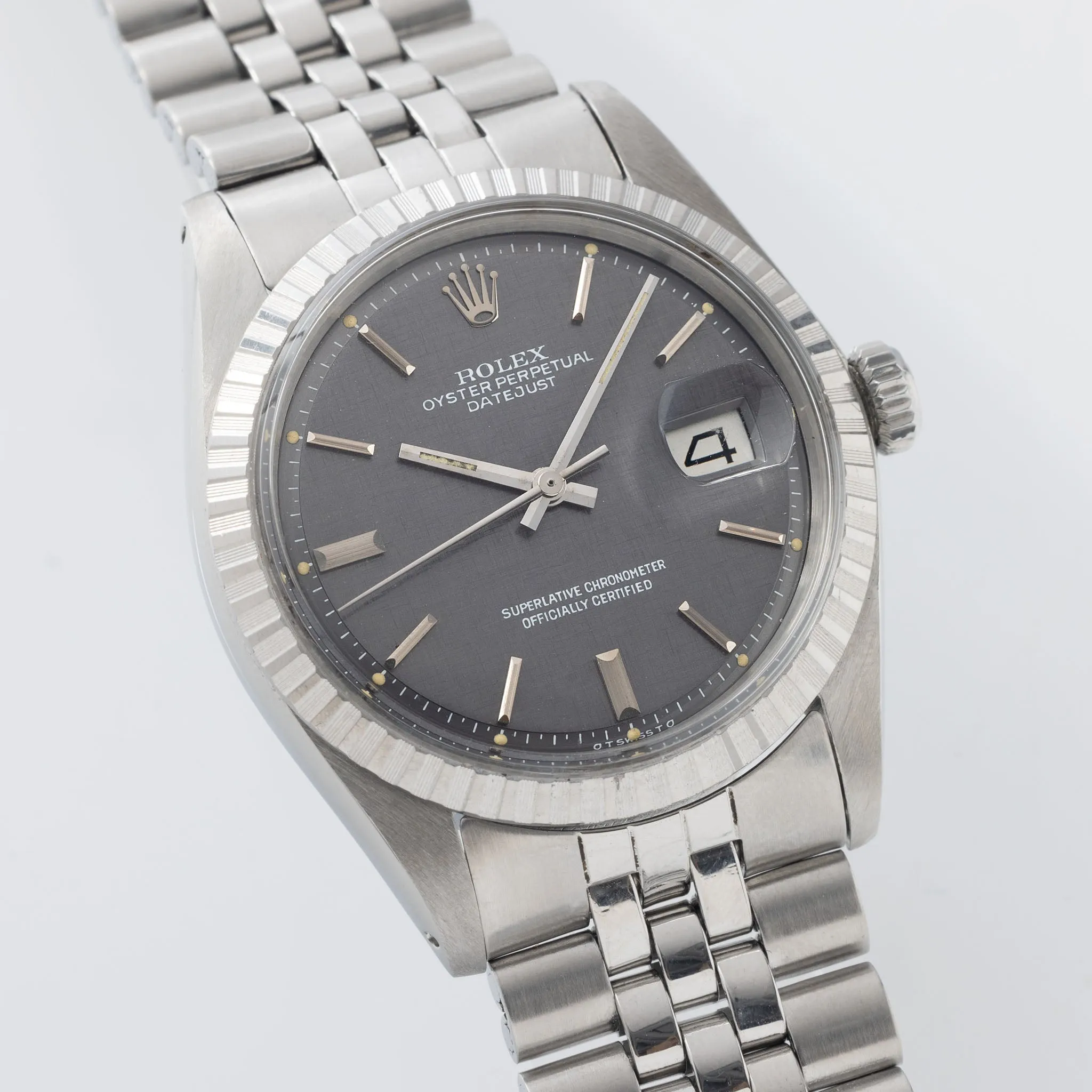 Rolex Datejust Grey Linen Dial Ref. 1603