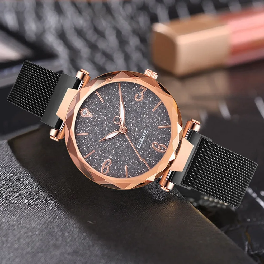 Rose Gold 2020 Luxury Sky Lady Wrist Watch