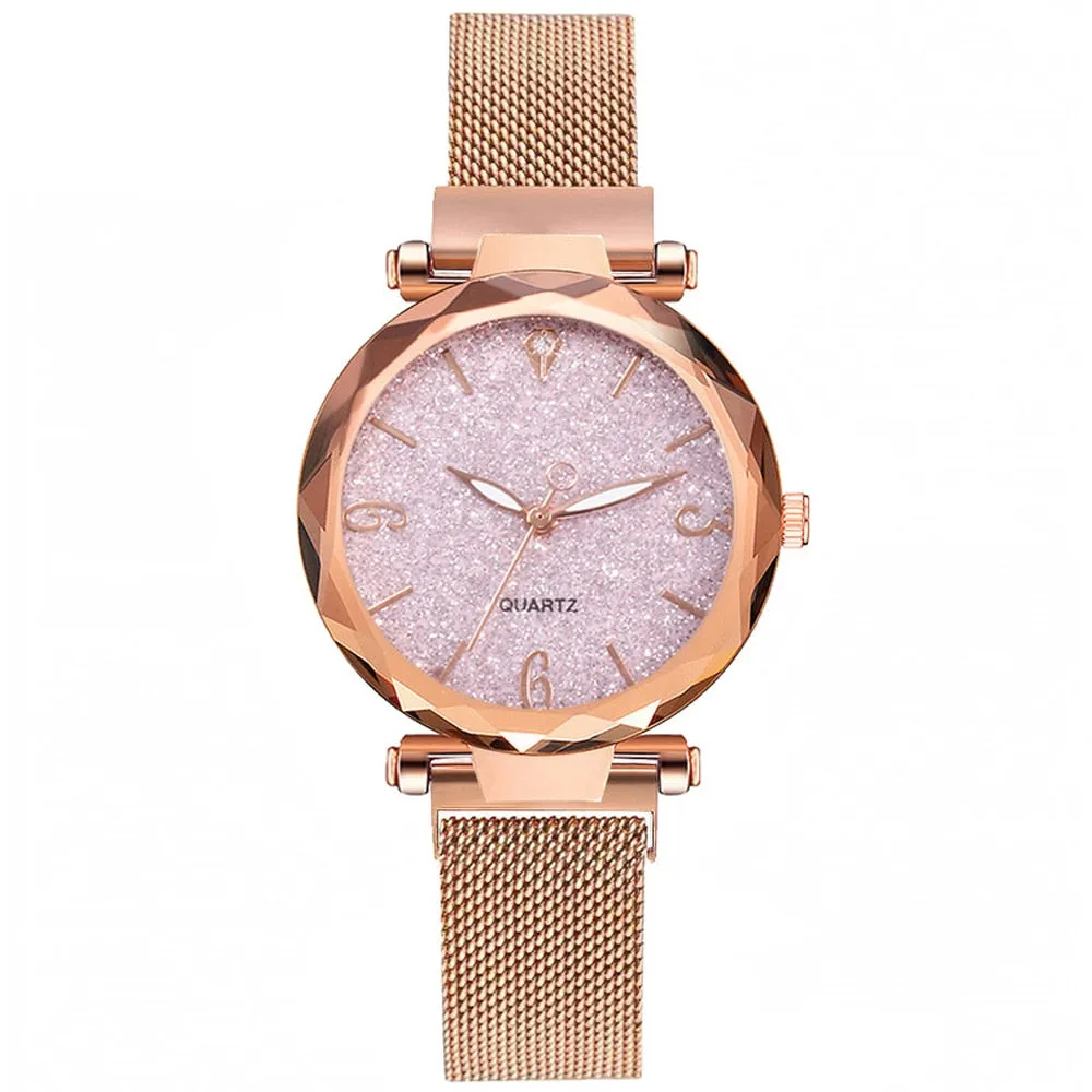 Rose Gold 2020 Luxury Sky Lady Wrist Watch