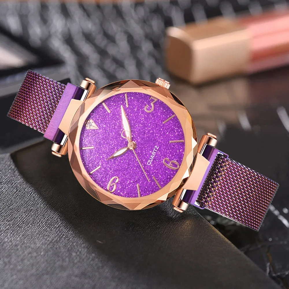 Rose Gold 2020 Luxury Sky Lady Wrist Watch