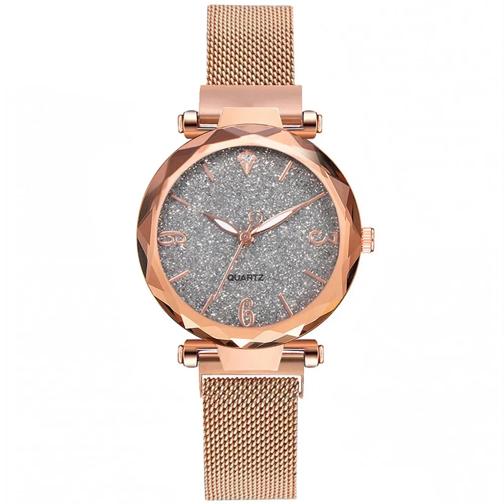 Rose Gold 2020 Luxury Sky Lady Wrist Watch