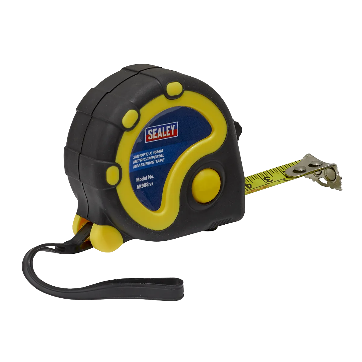 Rubber Tape Measure 3m(10ft) x 16mm - Metric/Imperial