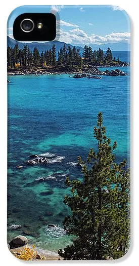 Sand Harbor Lookout By Brad Scott  - Phone Case