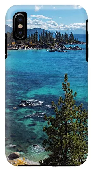 Sand Harbor Lookout By Brad Scott  - Phone Case