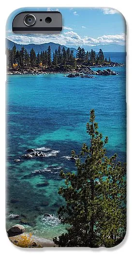 Sand Harbor Lookout By Brad Scott  - Phone Case