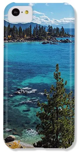 Sand Harbor Lookout By Brad Scott  - Phone Case