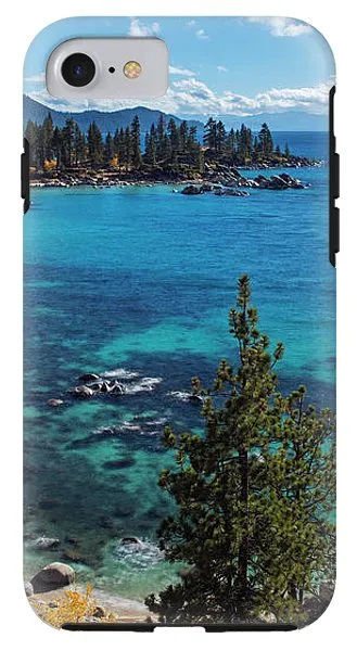 Sand Harbor Lookout By Brad Scott  - Phone Case