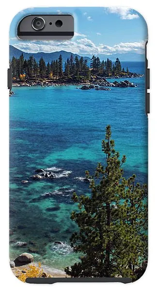 Sand Harbor Lookout By Brad Scott  - Phone Case