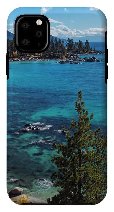 Sand Harbor Lookout By Brad Scott  - Phone Case