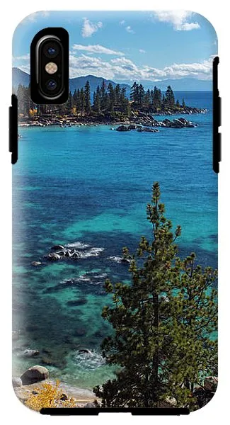 Sand Harbor Lookout By Brad Scott  - Phone Case