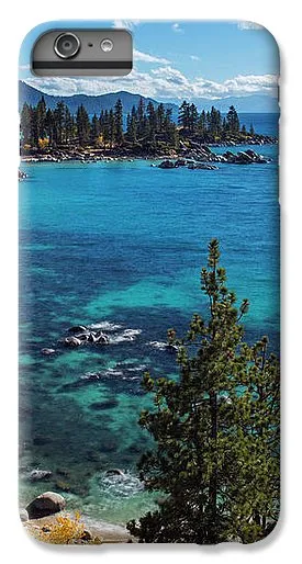 Sand Harbor Lookout By Brad Scott  - Phone Case