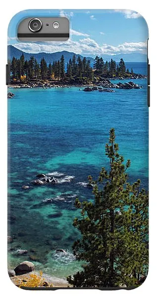 Sand Harbor Lookout By Brad Scott  - Phone Case