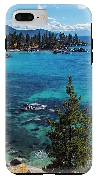 Sand Harbor Lookout By Brad Scott  - Phone Case