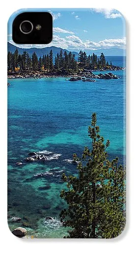 Sand Harbor Lookout By Brad Scott  - Phone Case