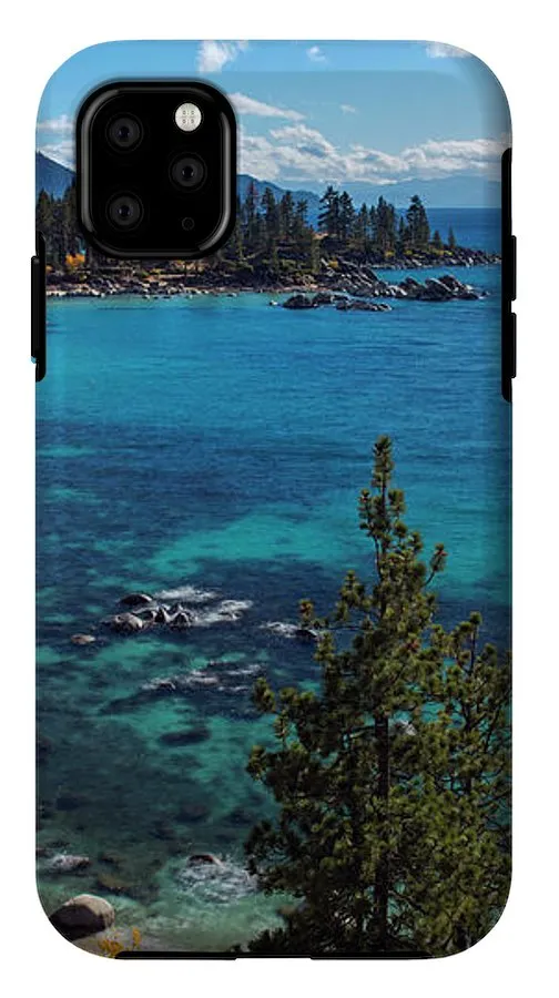 Sand Harbor Lookout By Brad Scott  - Phone Case