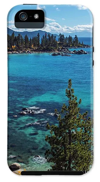 Sand Harbor Lookout By Brad Scott  - Phone Case