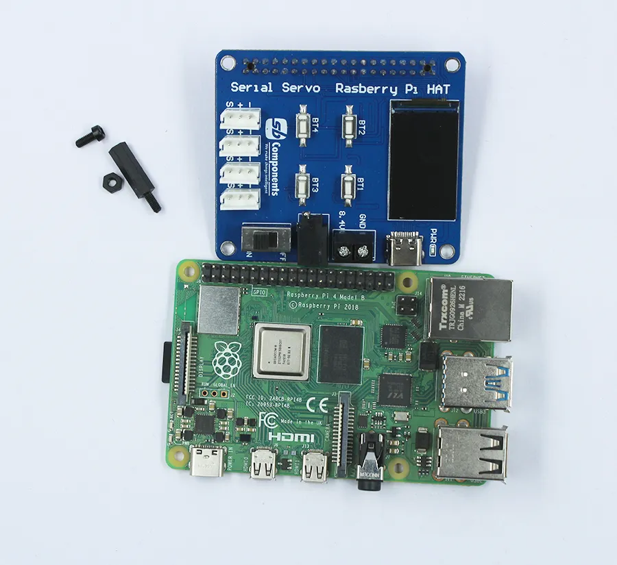 SB Serial Servo Raspberry PI HAT