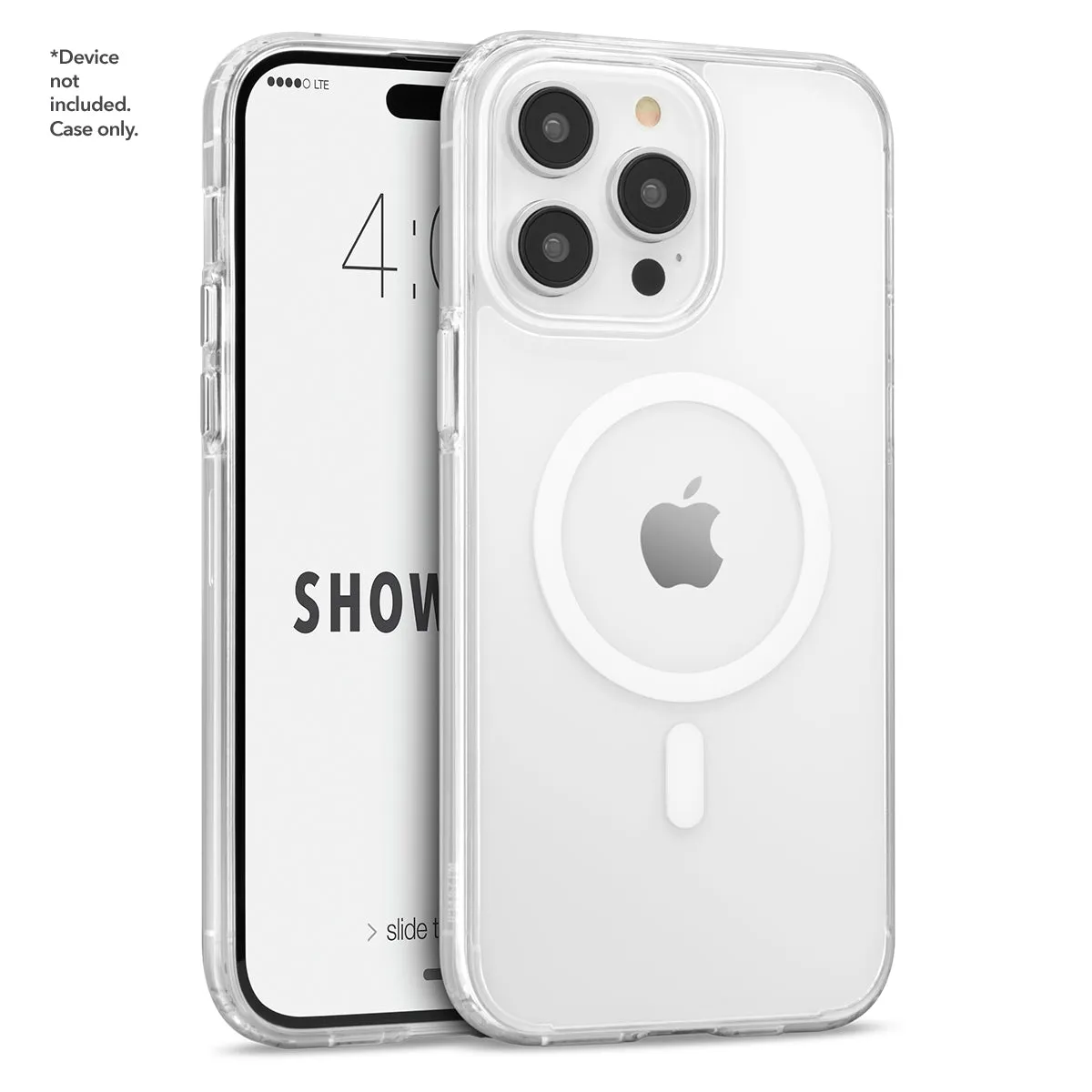 Showcase Halo - iPhone 15 Pro Max White w/ MagSafe Case