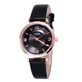 Simple Quartz Women's Watch With Scale