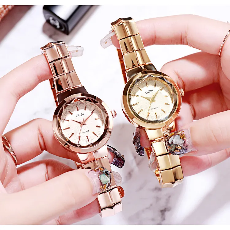 Simple Steel Strap Quartz Women's Watch