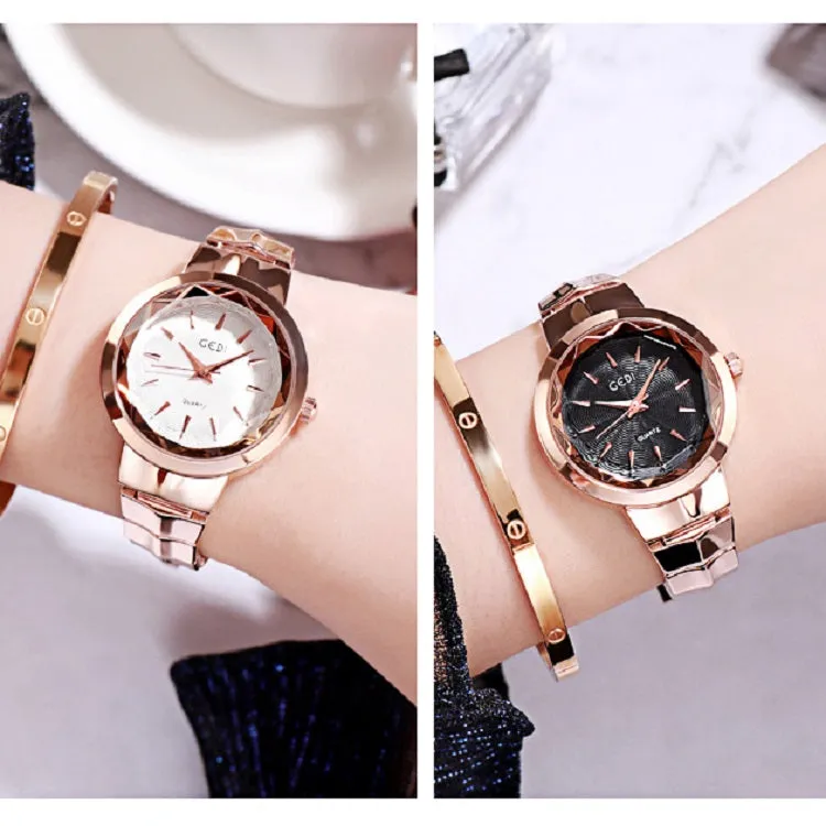 Simple Steel Strap Quartz Women's Watch