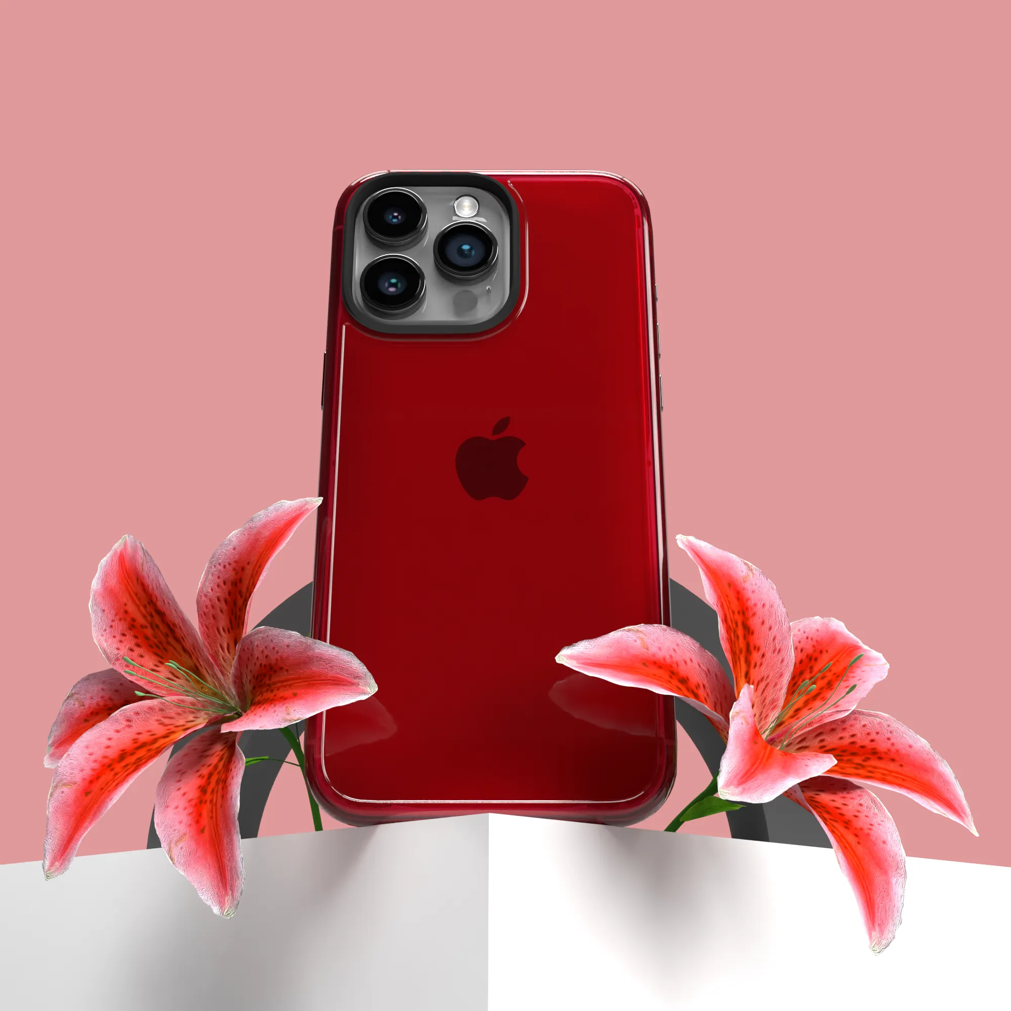 Slim TPU Case for Apple iPhone 15 Pro | Scarlet Red | Altitude Series