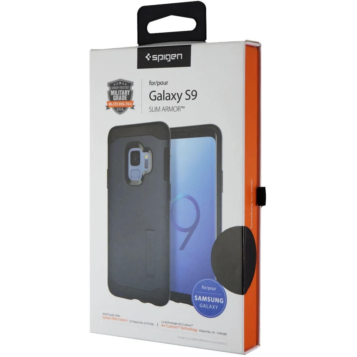 Spigen Slim Armor Dual Layer Case for Samsung Galaxy S9 - Metal Slate