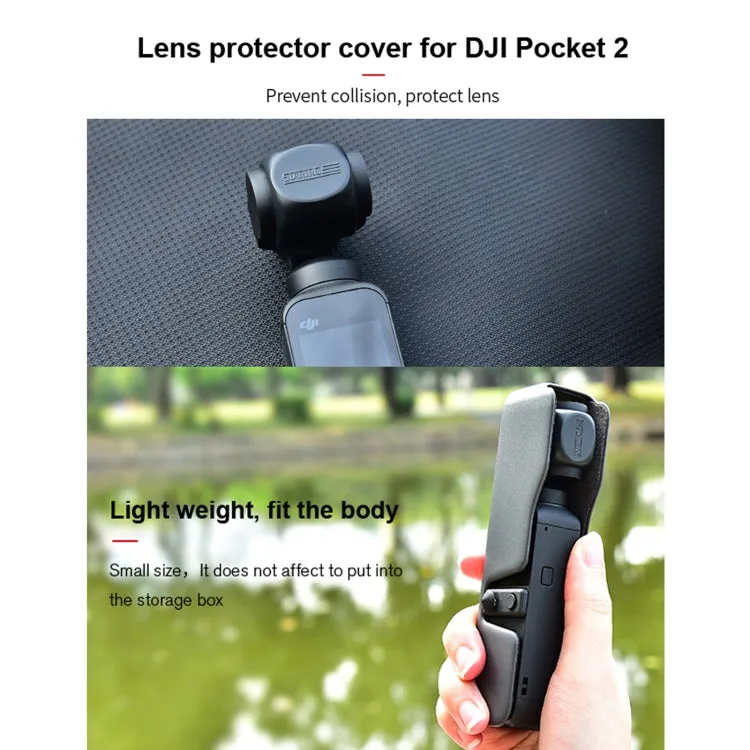 STARTRC 1108888 3 PCS / Set Multi-function Sunshade Lens Protective Cover Storage Board Set for DJI OSMO Pocket 2(Black)