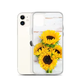 Sunflowers Wood Iphone 15 14 13 12 Pro Max, Yellow Floral Flower Cute Pretty Case iPhone 11 Mini SE 2020 XS Max XR X 7 Plus 8