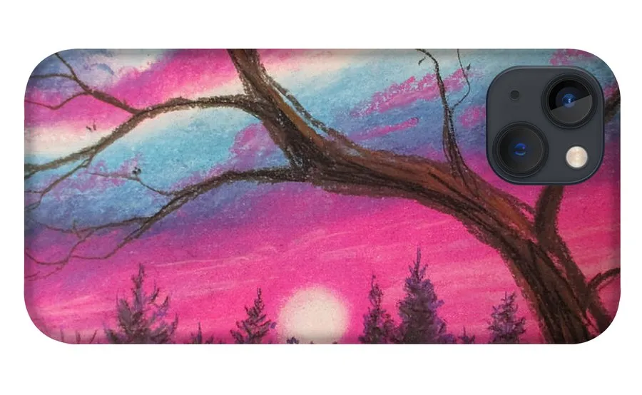 Sunsetting Tree - Phone Case