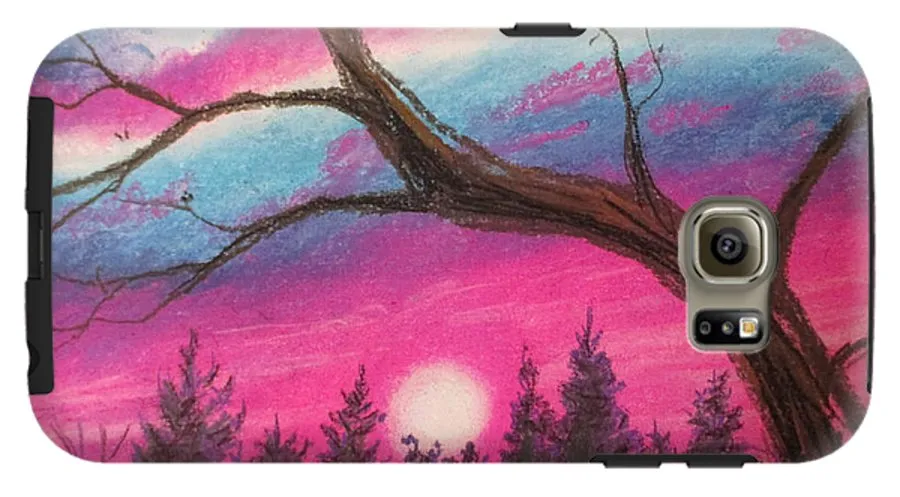 Sunsetting Tree - Phone Case