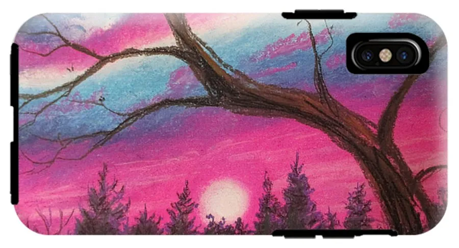 Sunsetting Tree - Phone Case