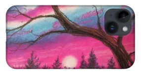 Sunsetting Tree - Phone Case