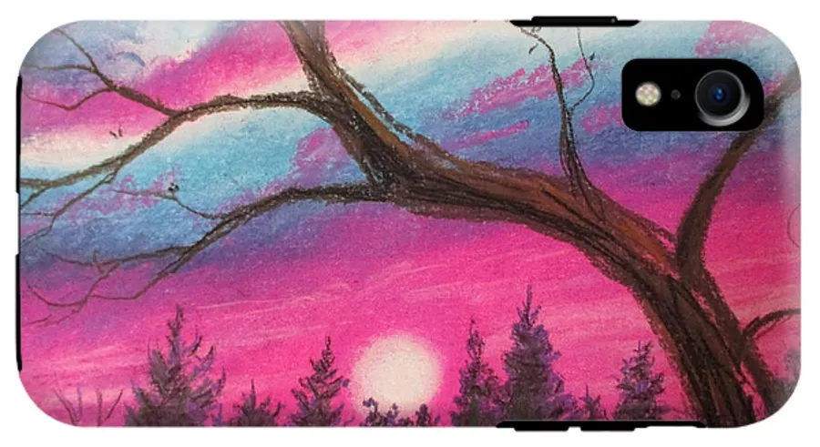 Sunsetting Tree - Phone Case