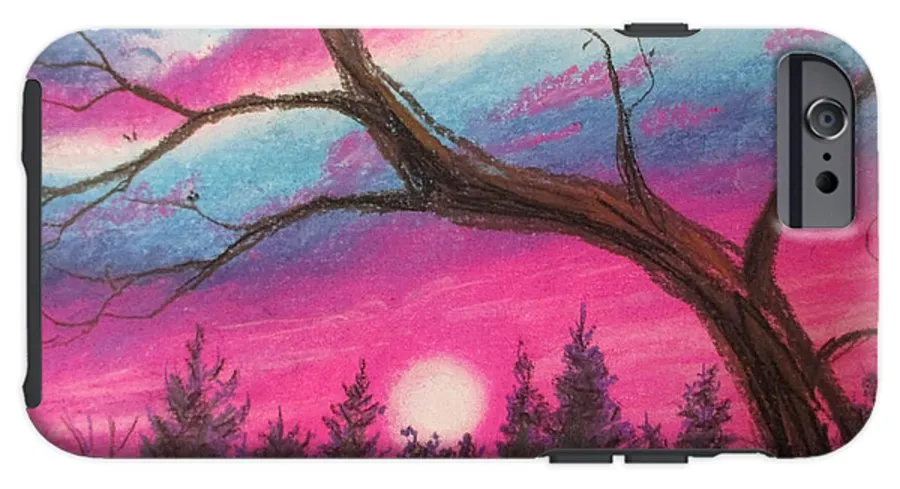 Sunsetting Tree - Phone Case