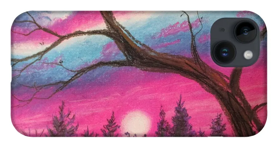 Sunsetting Tree - Phone Case