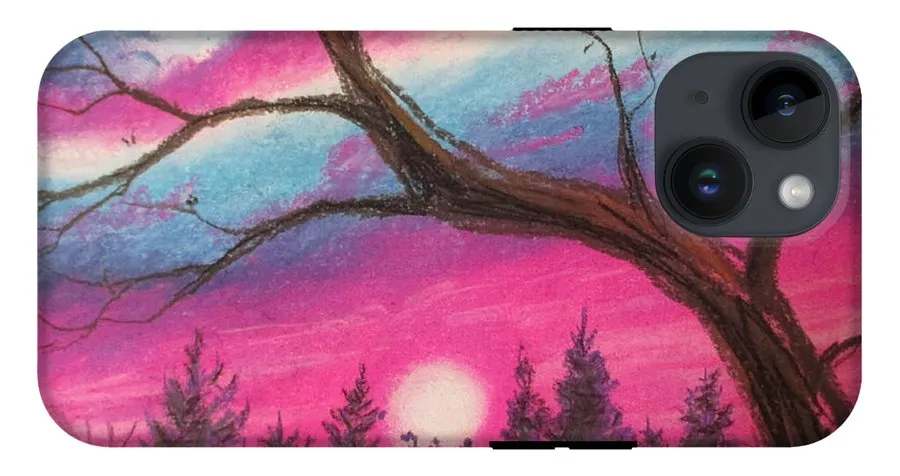 Sunsetting Tree - Phone Case