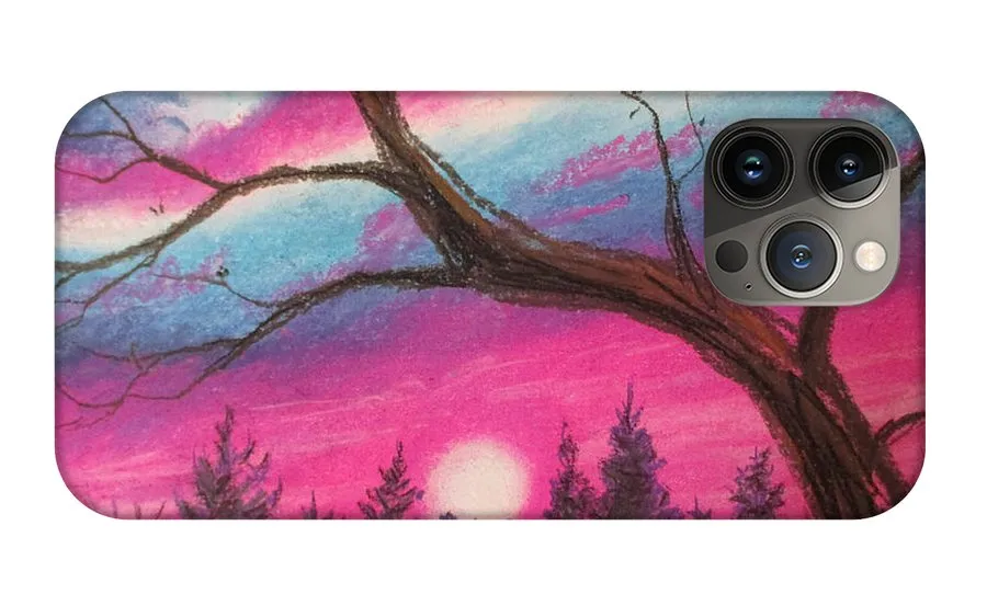 Sunsetting Tree - Phone Case