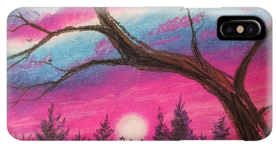 Sunsetting Tree - Phone Case