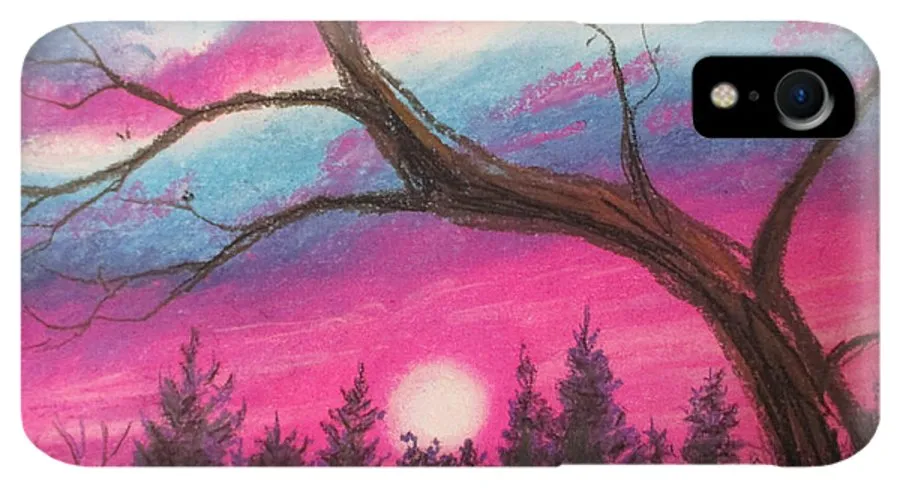 Sunsetting Tree - Phone Case