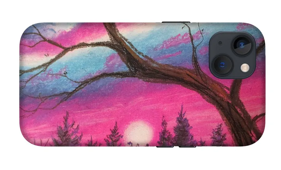 Sunsetting Tree - Phone Case