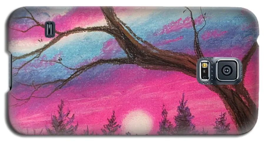 Sunsetting Tree - Phone Case