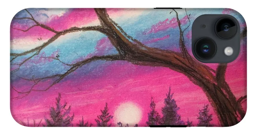 Sunsetting Tree - Phone Case