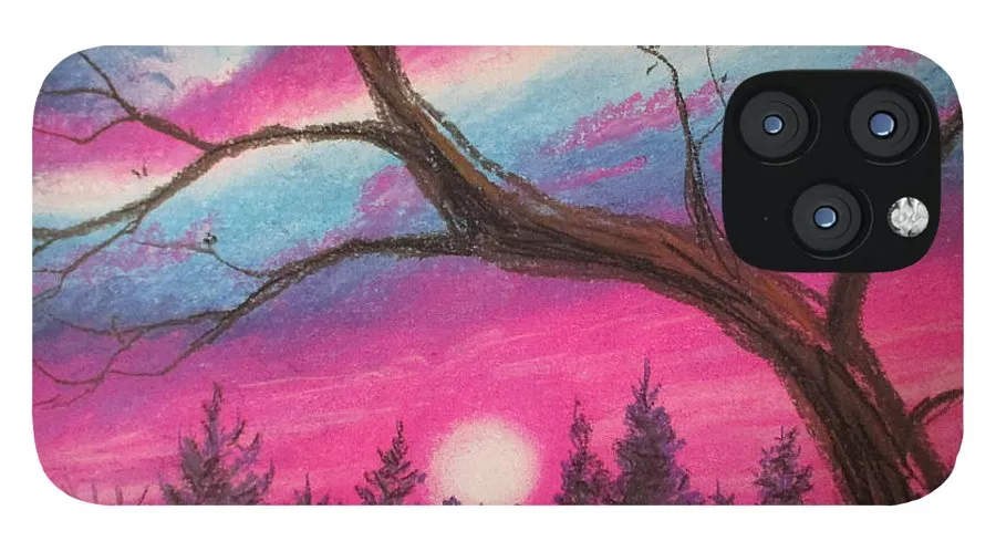 Sunsetting Tree - Phone Case